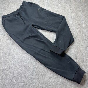 Nike Tech Fleece Joggers Men LT Black Sweatpants Tapered Zip Pocket 29" b095